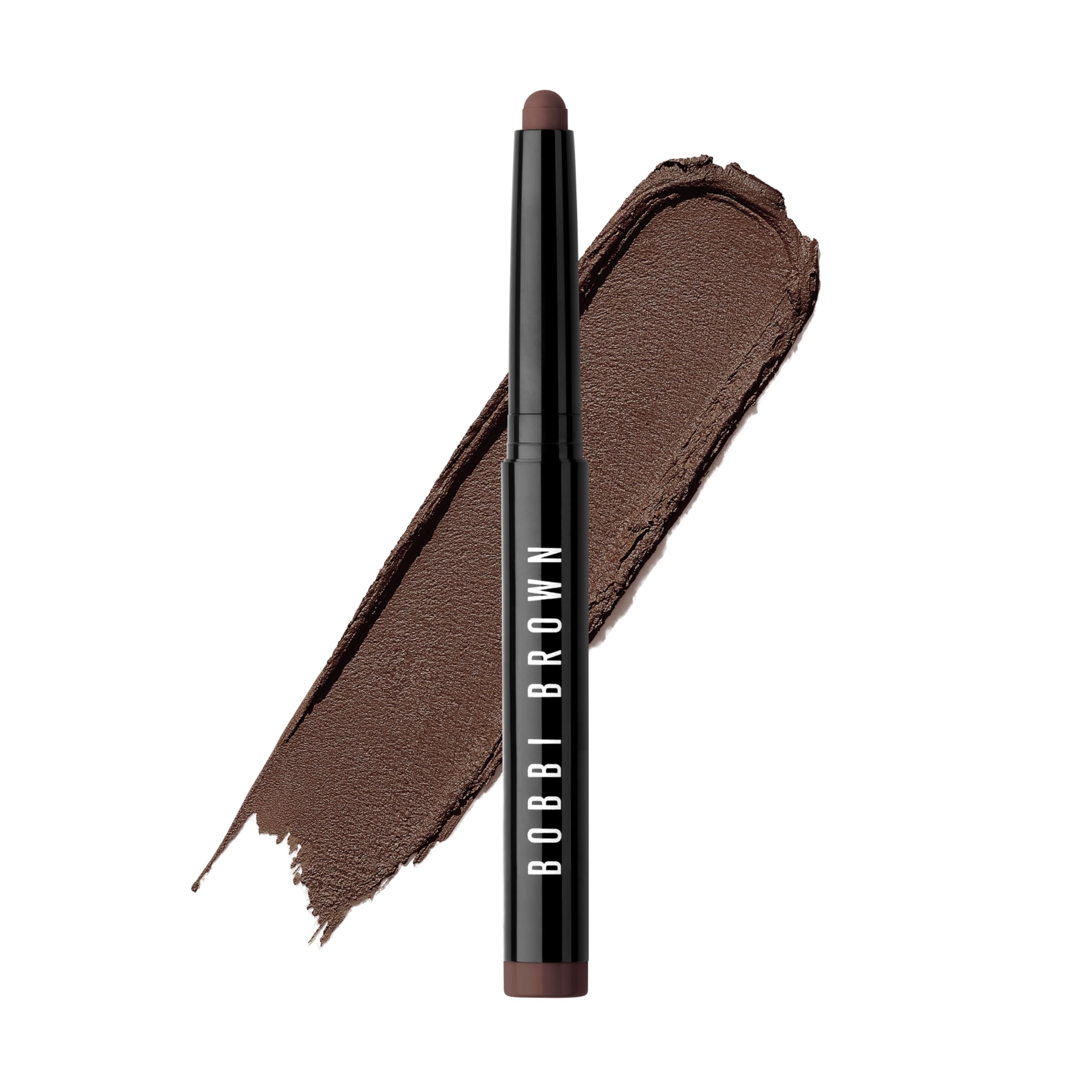 Bobbi Brown Long-Wear Cream Shadow Stick Bark close-up shows rich pigment for all-day color.