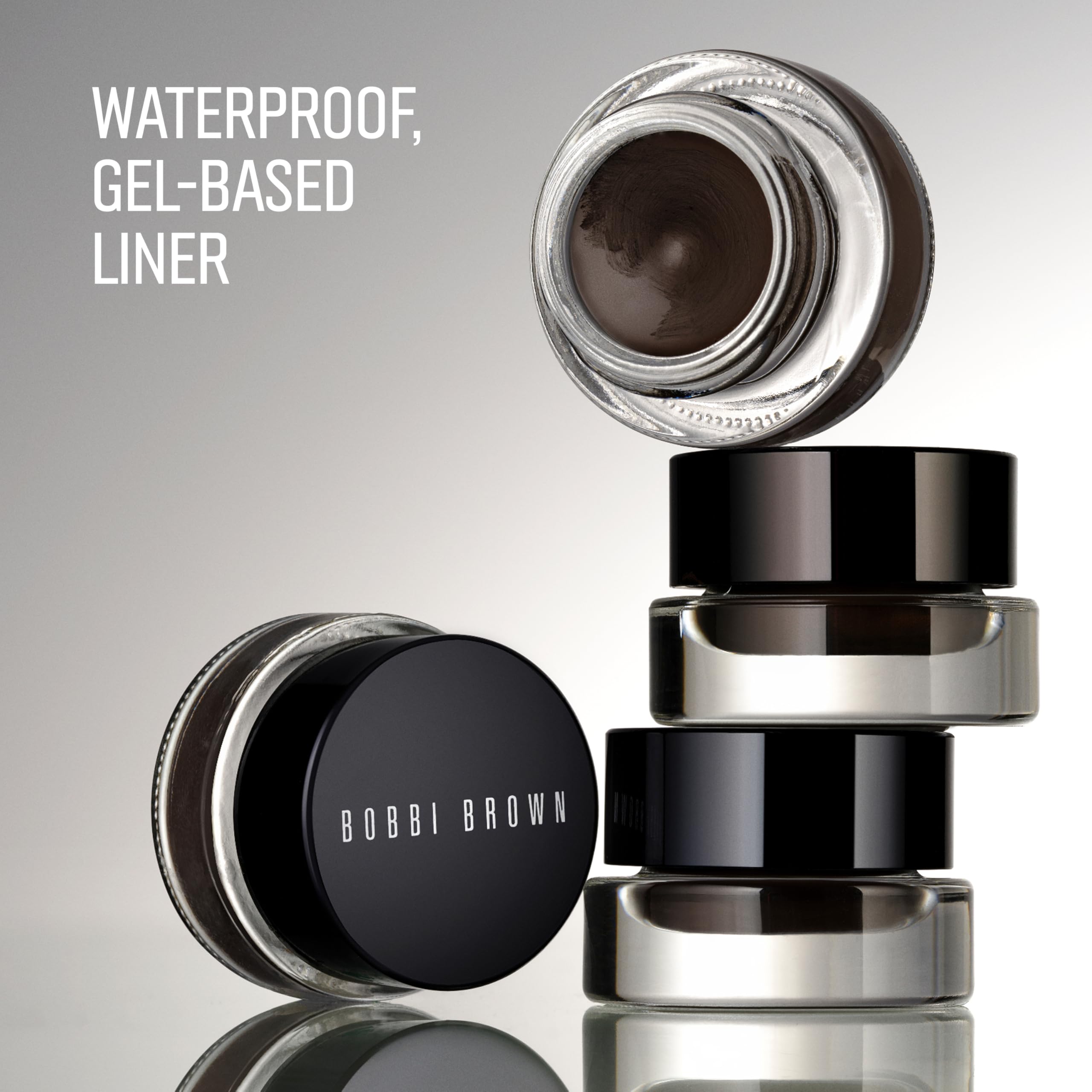 Bobbi Brown Long-Wear Gel Eyeliner waterproof resistance in action.