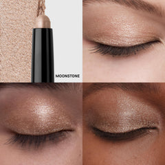 Bobbi Brown shadow stick being applied on the lid for effortless definition.