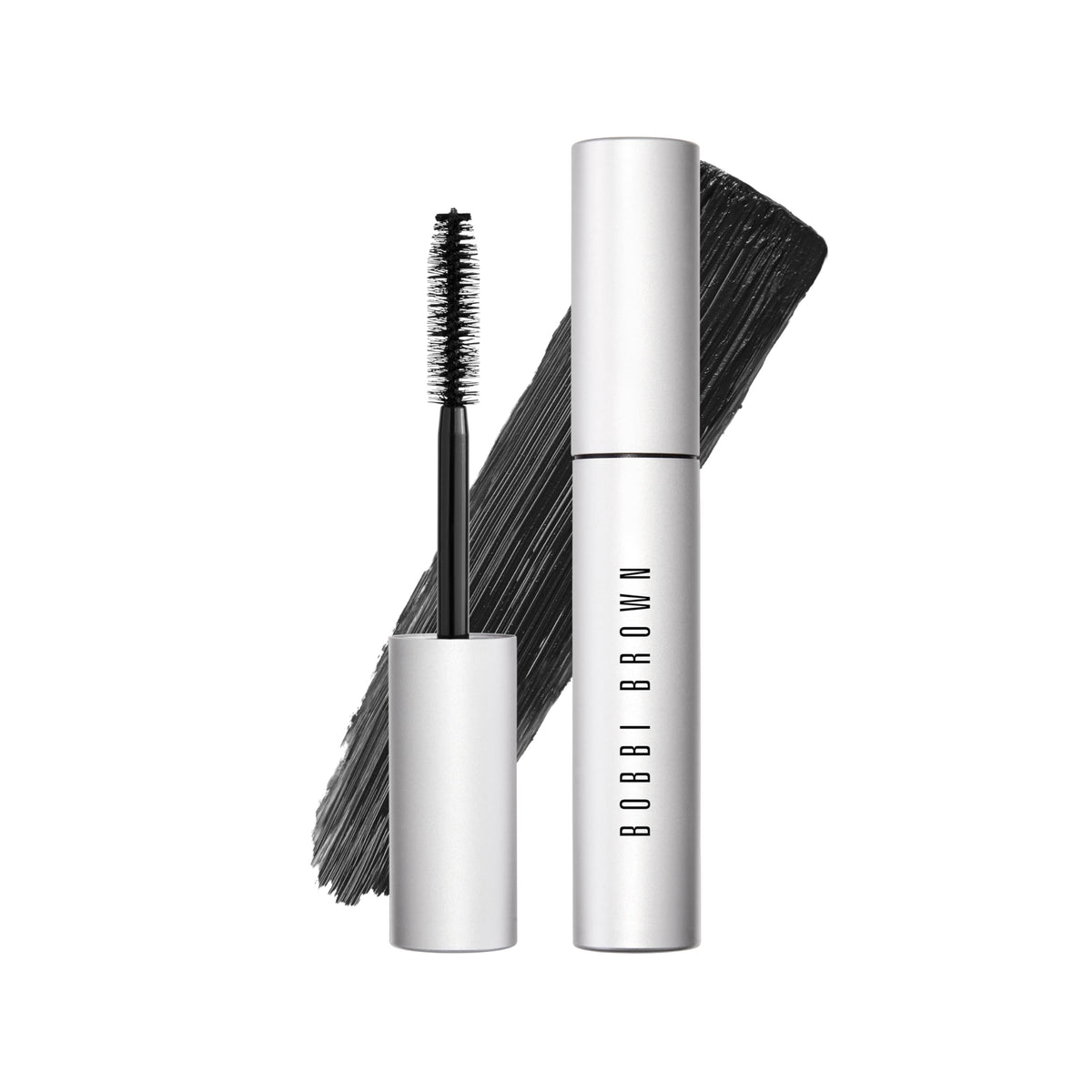 Bobbi Brown Smokey Eye Mascara close-up lashes reveal dramatic volume for bold looks.