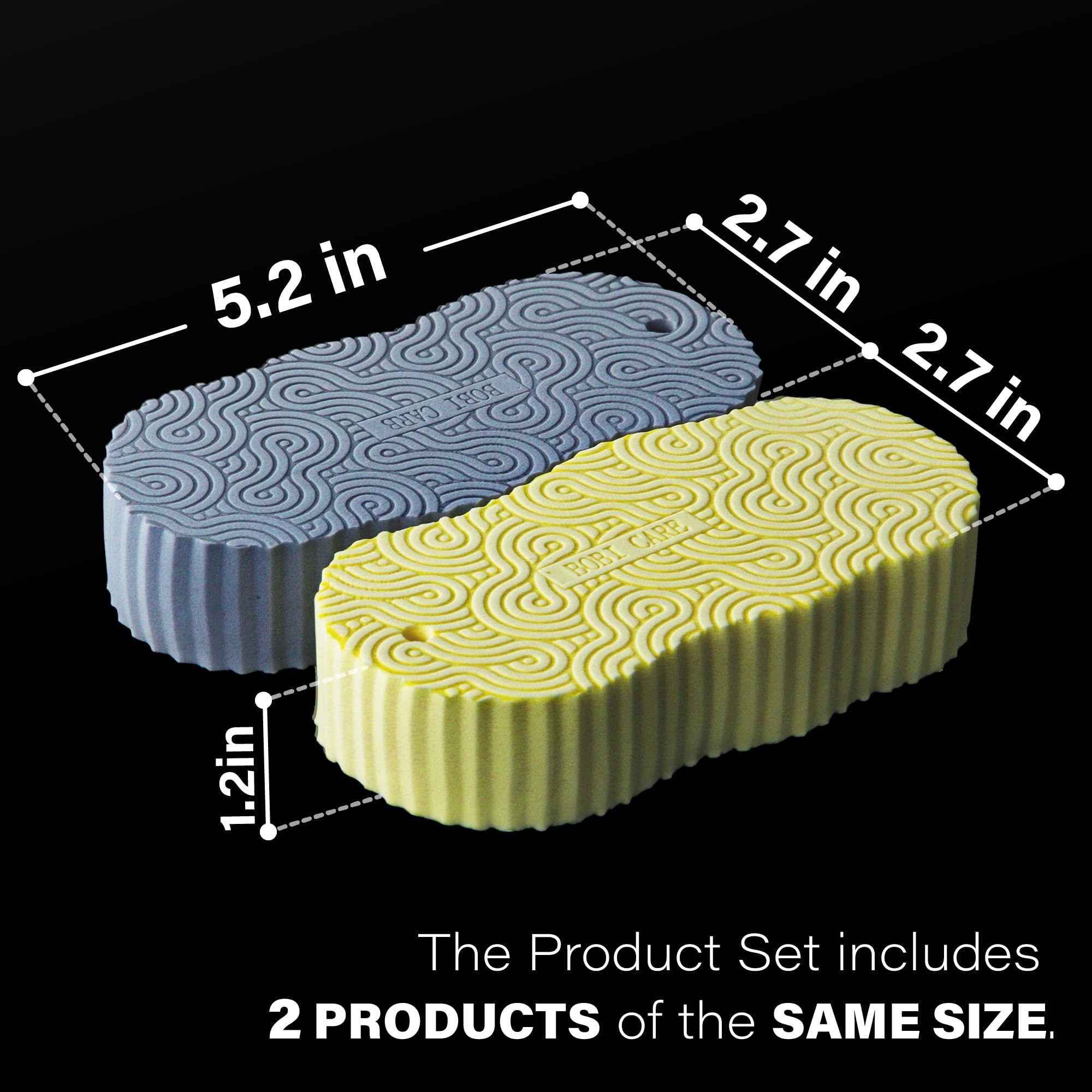 Close-up of the 3D texture highlighting deep cleansing with a soft touch