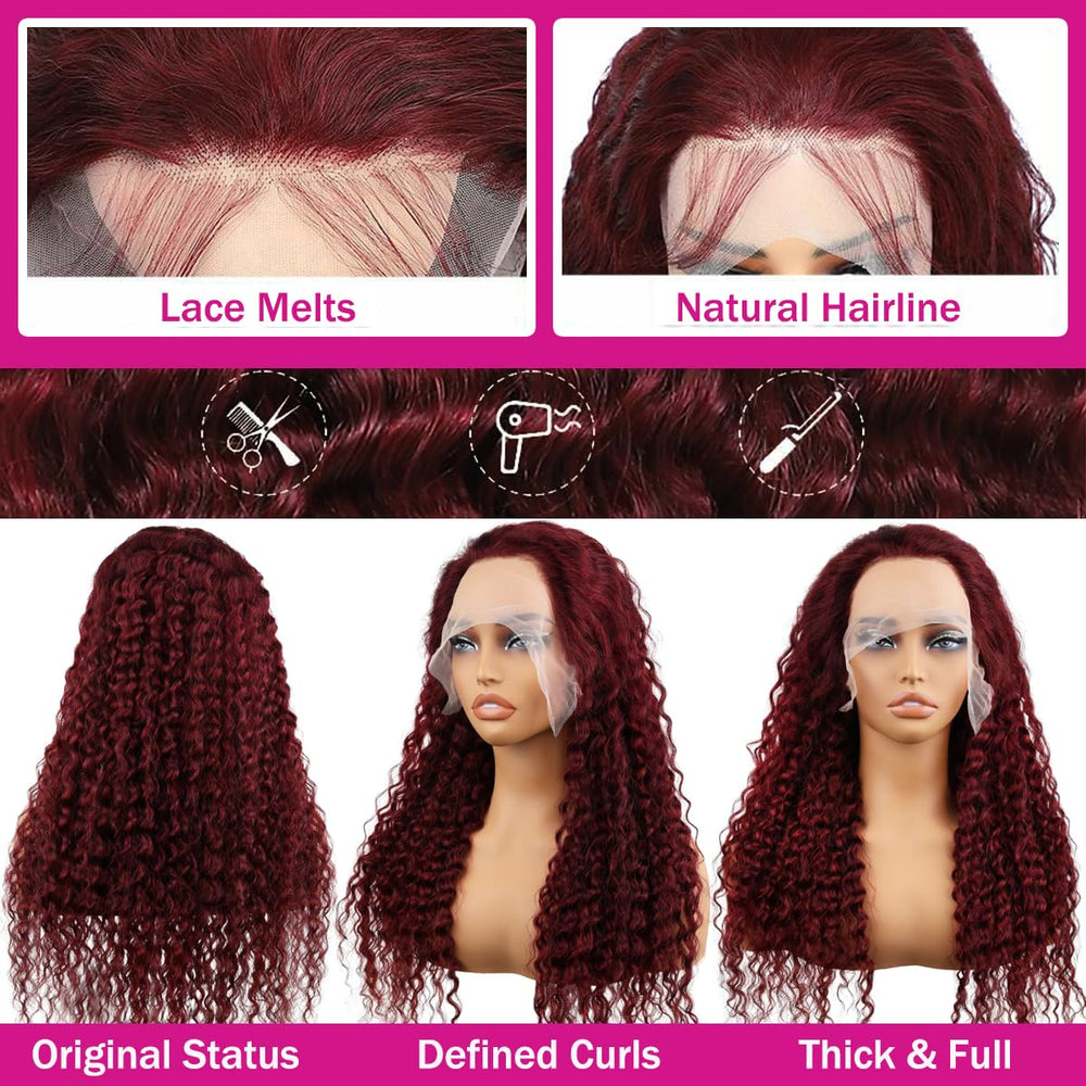 Bobili 99j burgundy wig pre-colored for vibrant, ready-to-wear style.