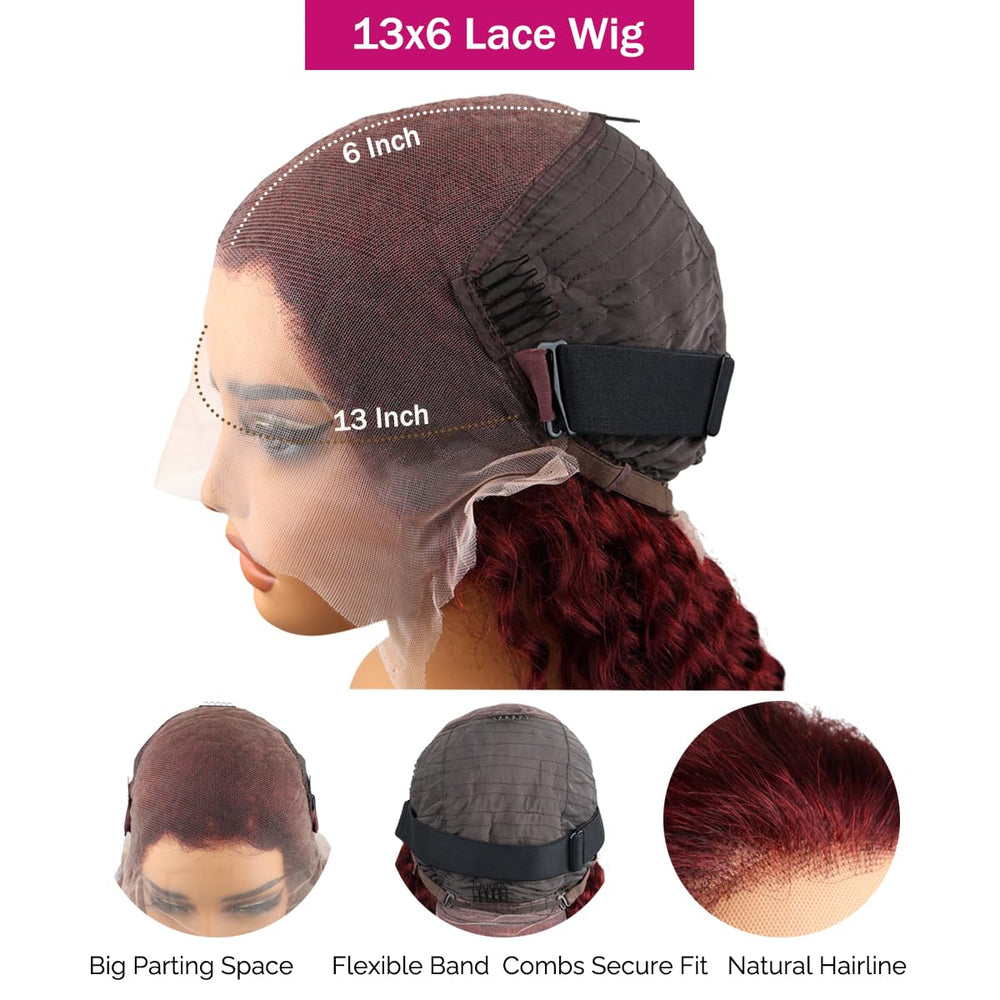 Bobili 13x6 HD lace front provides natural parting and seamless blend.