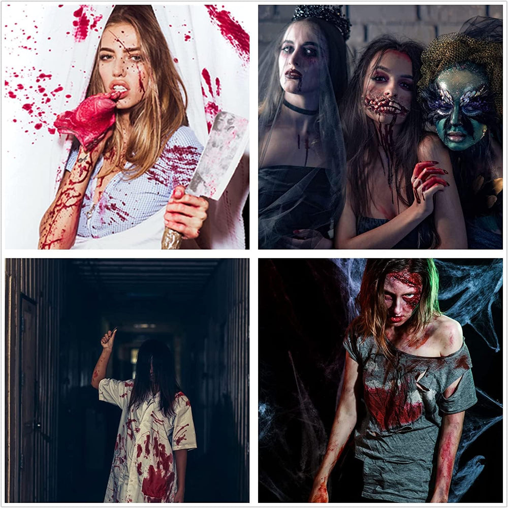 BOBISUKA maquillaje de sangre para zombis y disfraces