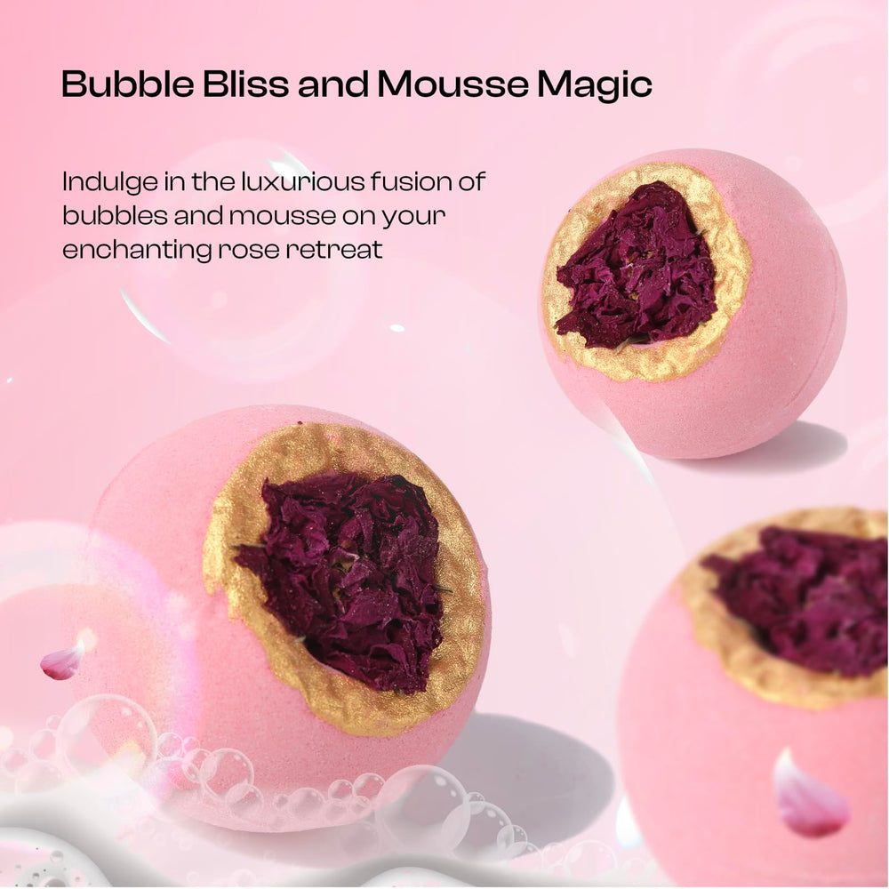 Bombas de baño de tamaño lujo de BoboSweeTree con aroma envolvente.