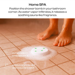 BoboSweeTree bomba de ducha menta, sensación revigorizante para el momento spa