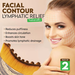 BoBoWalk face neck massage brush with ergonomic anti-slip handle for precise strokes.