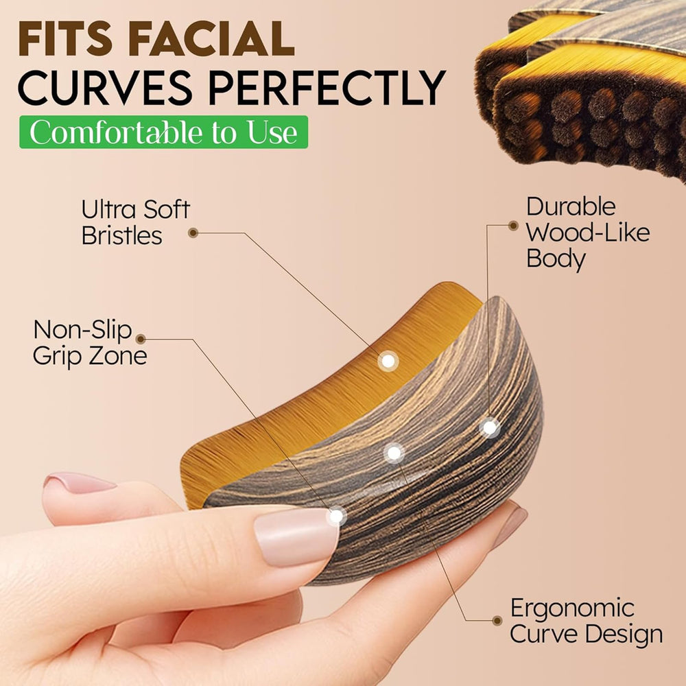 BoBoWalk skin-friendly material shown suitable for all skin types during gentle massage.