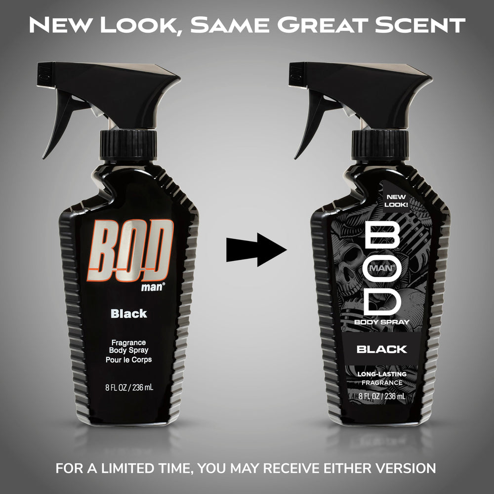 Top notes of verbena and bergamot in BOD man Black