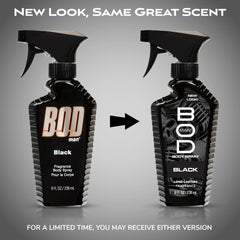 Top notes of verbena and bergamot in BOD man Black