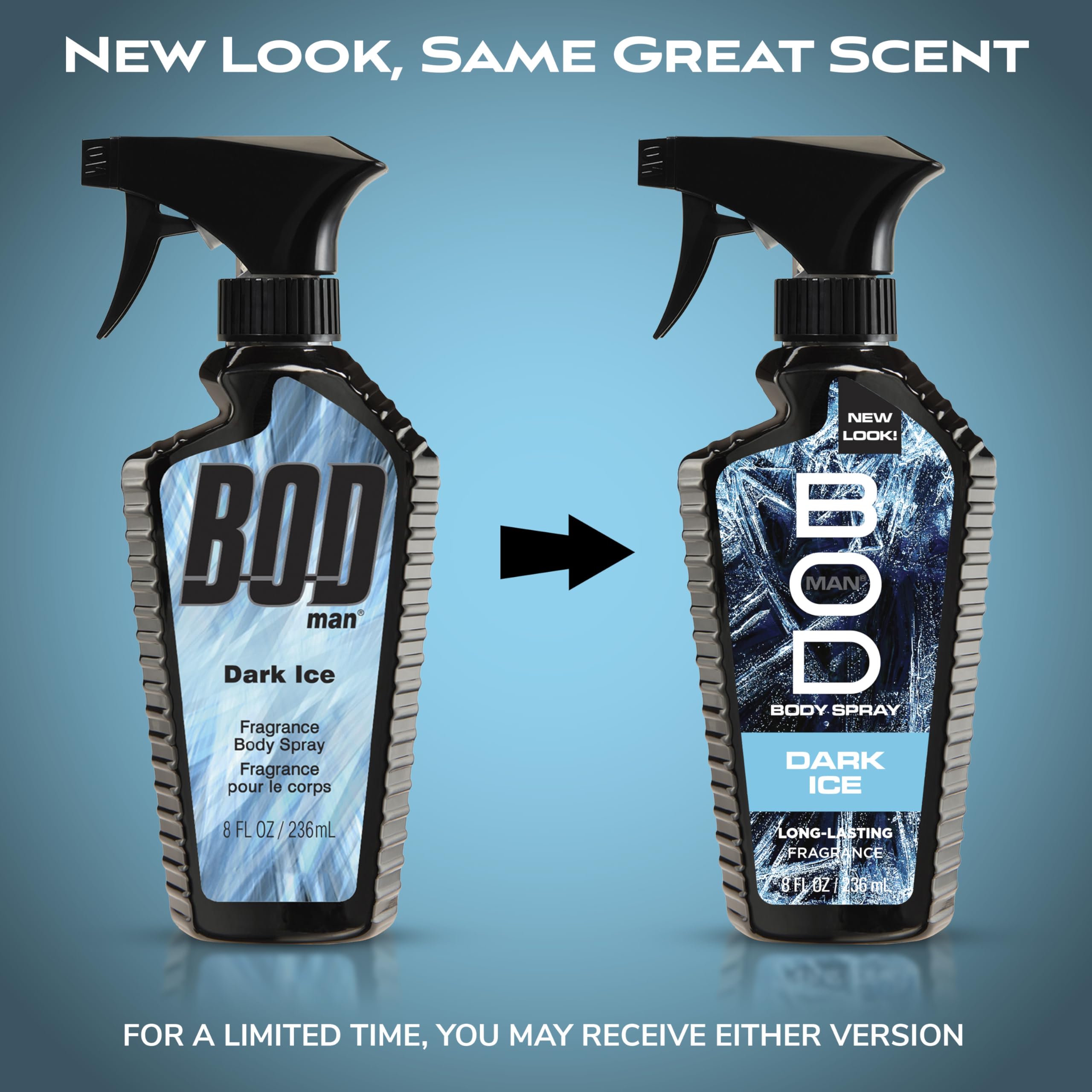 BOD Man Dark Ice heart notes visual showing nutmeg, green tea, violet for warmth.