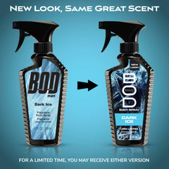 BOD Man Dark Ice heart notes visual showing nutmeg, green tea, violet for warmth.
