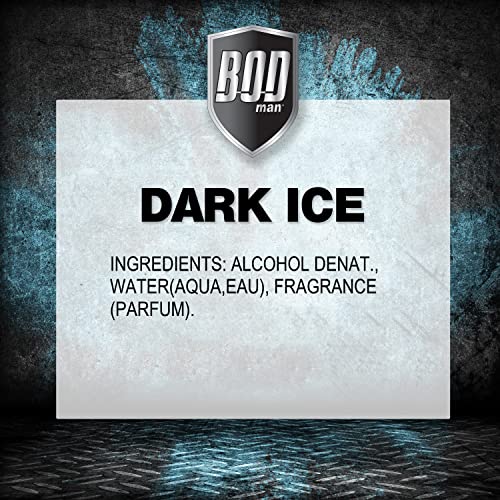 BOD Man Dark Ice usage scenario showing ready-to-wear fragrance.