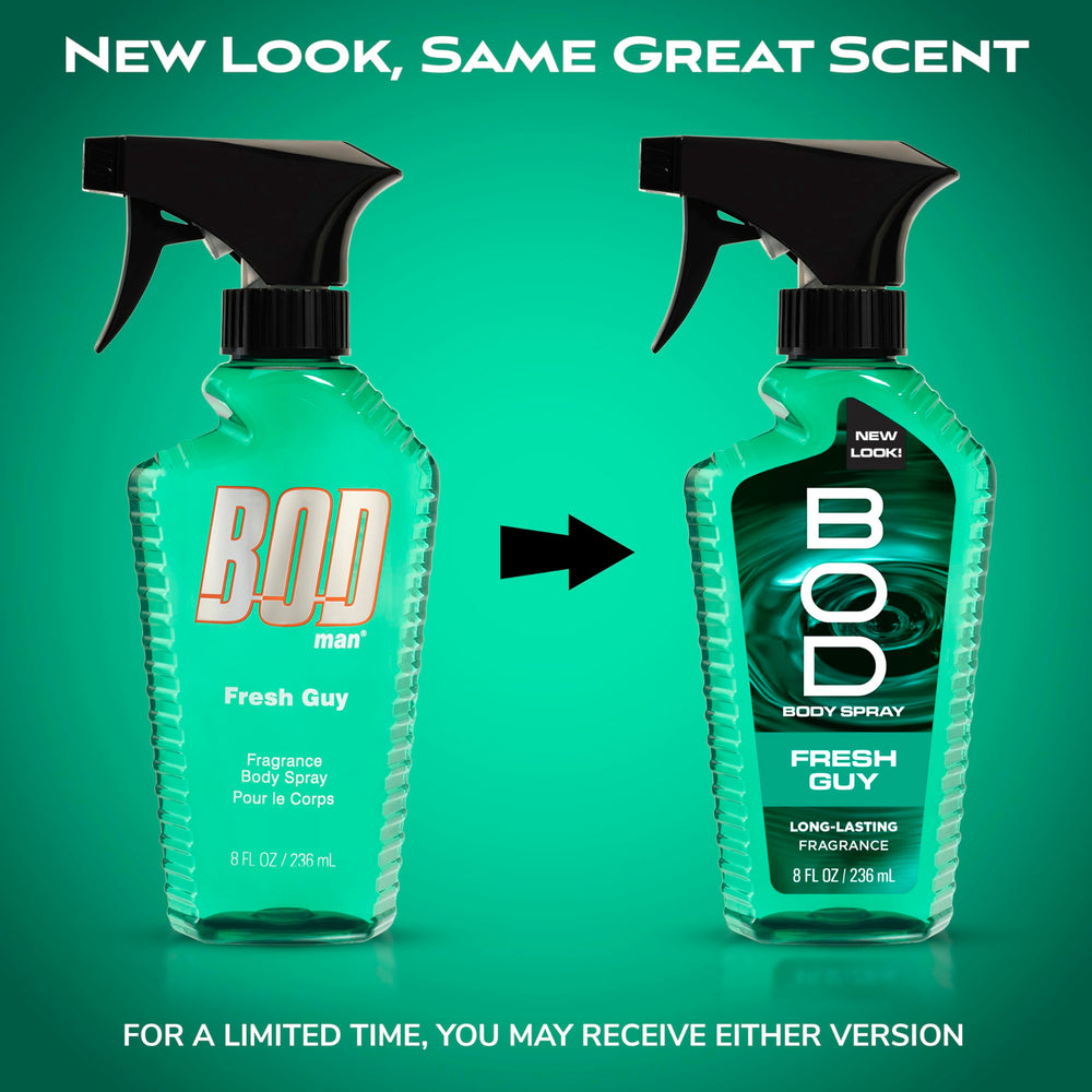 BOD man Fresh Guy spray trigger delivers even application.