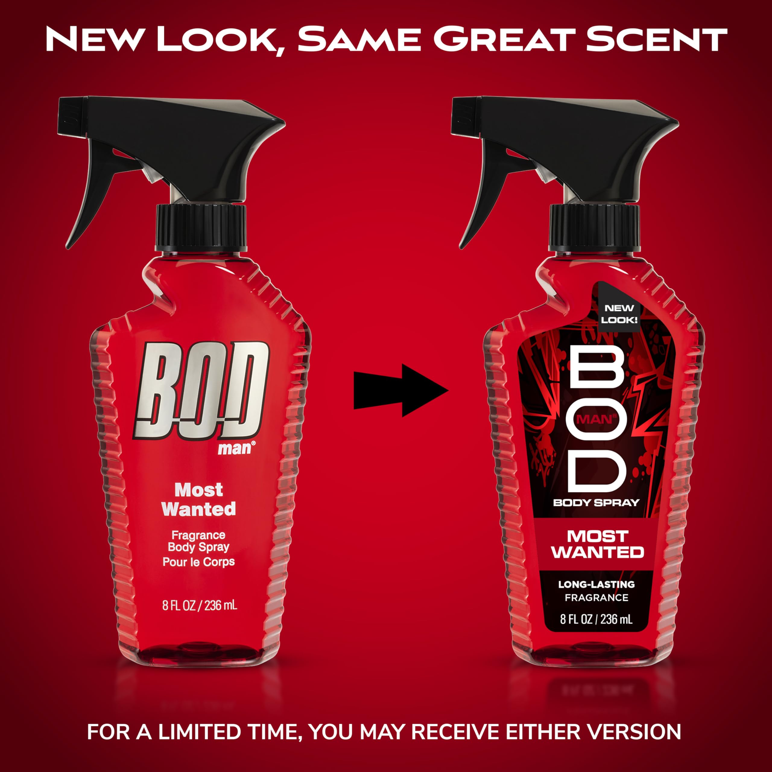 BOD man Most Wanted bottle back, premium design hints at quality