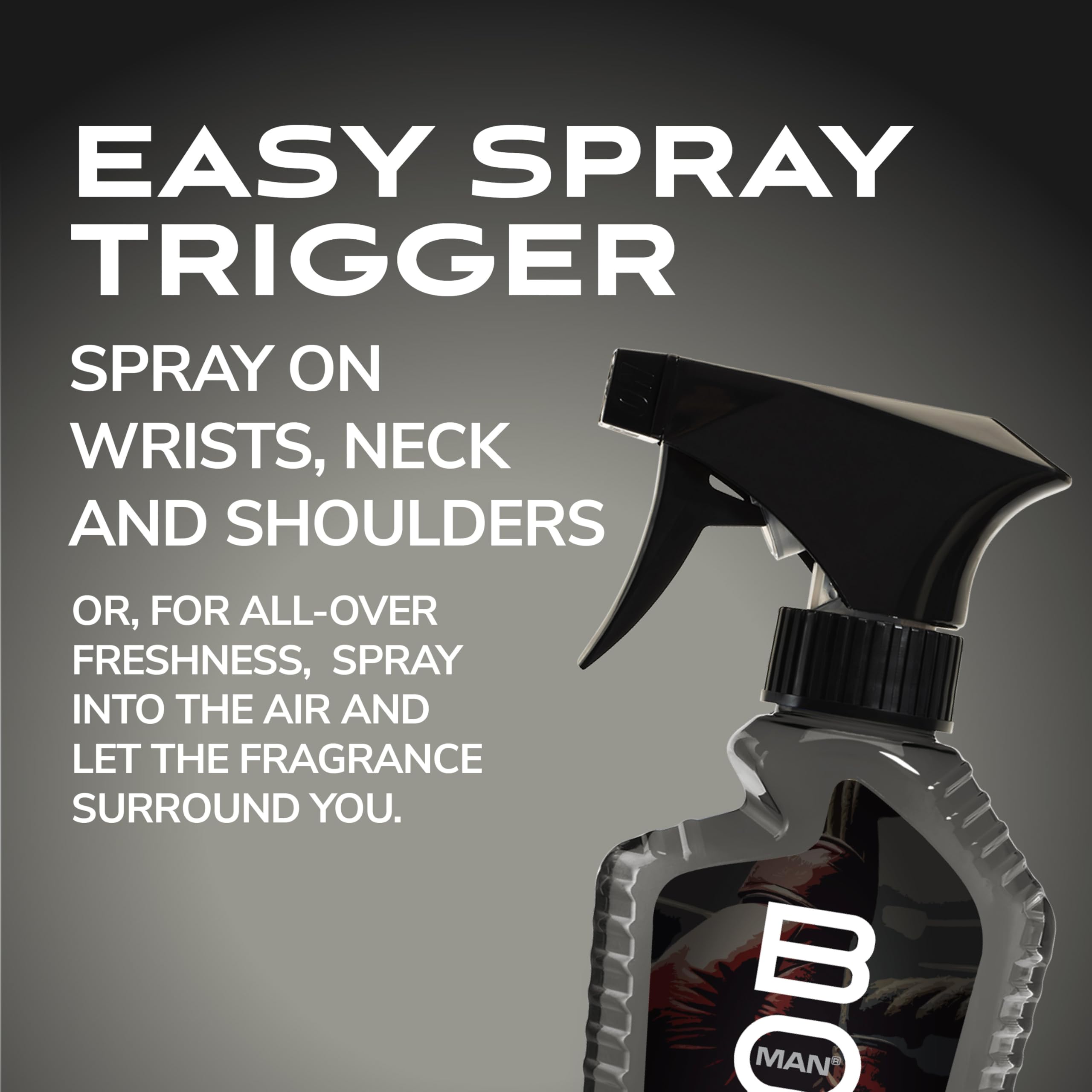 BOD Man Uppercut atomizer mist, quick spray for instant refresh.