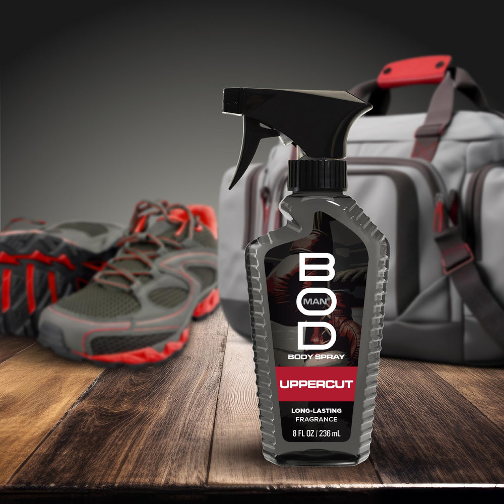 BOD Man Uppercut fragrance notes closeup, mandarin and bergamot hints.