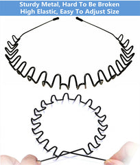 Bodbop metal headband with non-slip teeth to keep hair in place during workouts.