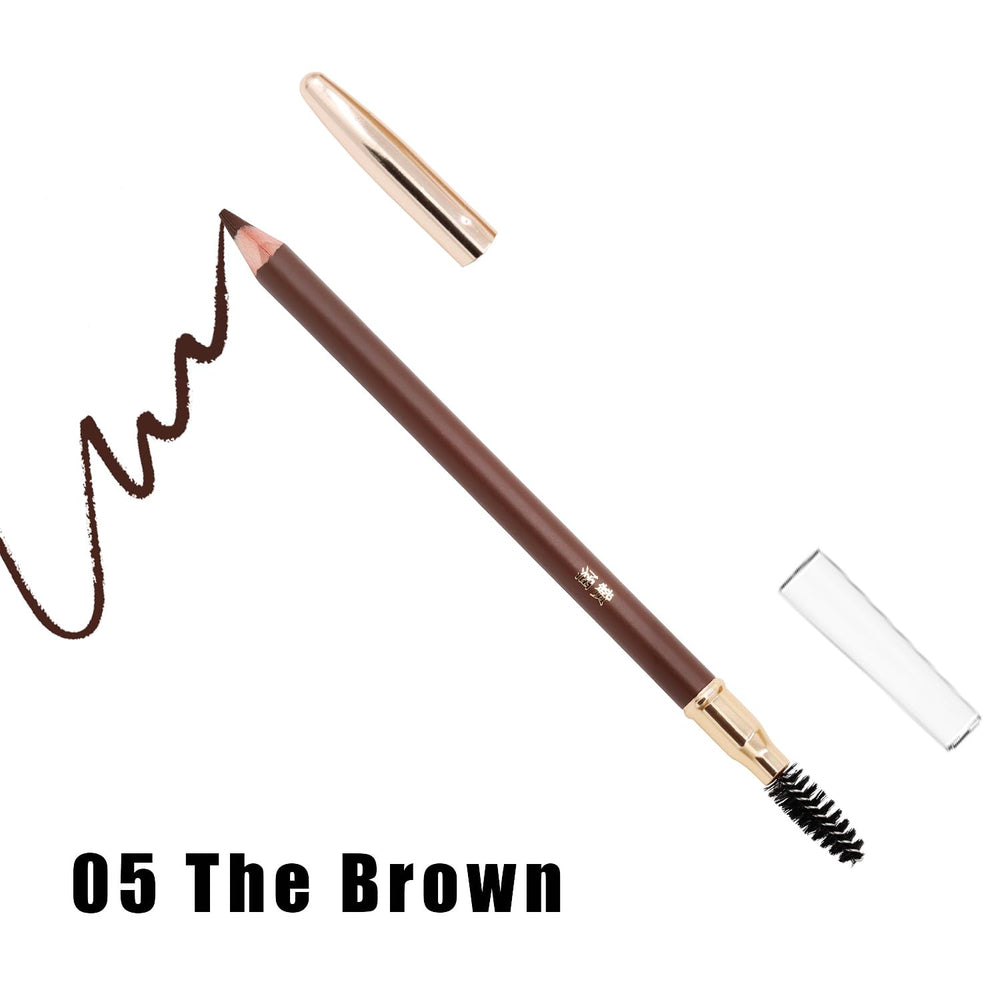 Bodermincer eyebrow pencil in dark brown swatch for natural-looking brows.