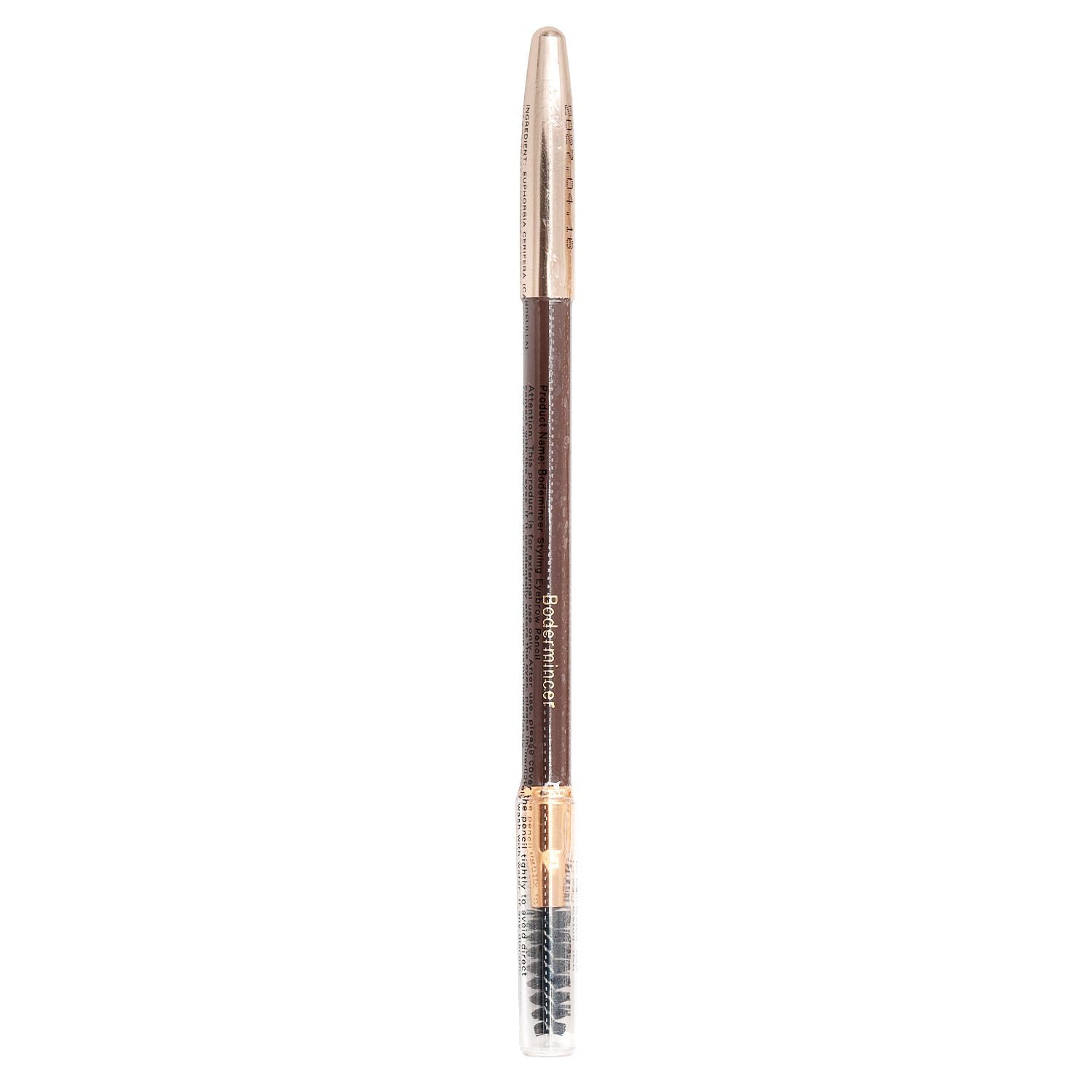 Bodermincer eyebrow pencil in use demonstrating quick brow filling.