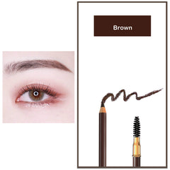 Bodermincer eyebrow pencil in light brown swatch for soft daytime definition.