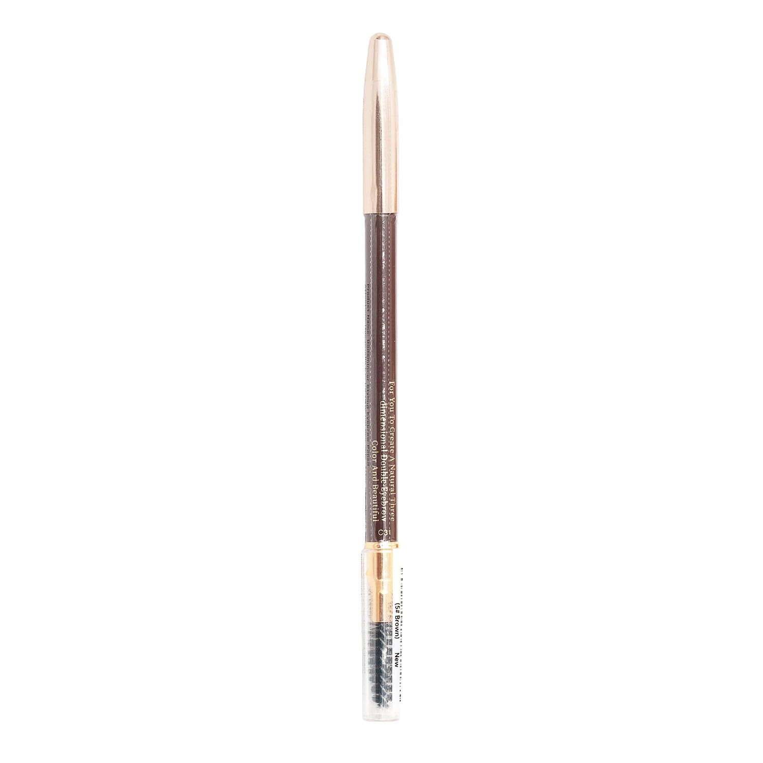 Bodermincer eyebrow pencil packaging showing a compact case for travel.