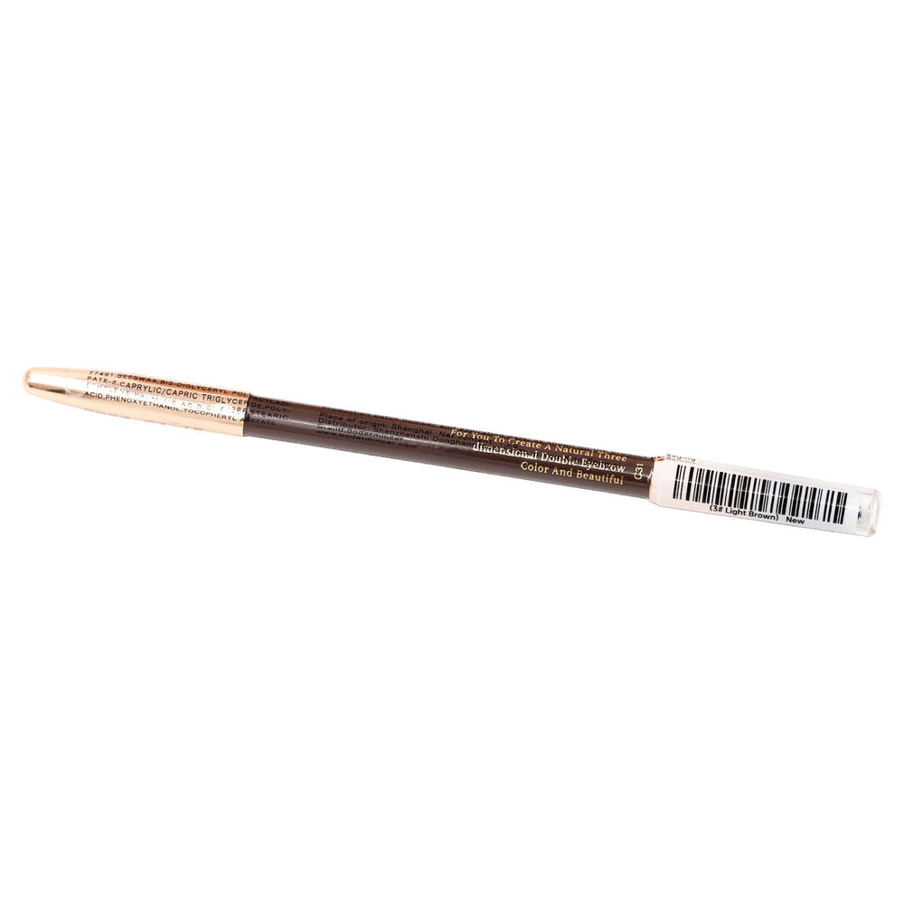 Bodermincer eyebrow pencil tip close-up showing precise application