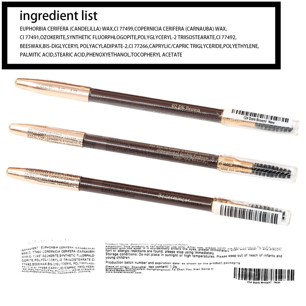 Bodermincer waterproof formula resists smudging for long wear