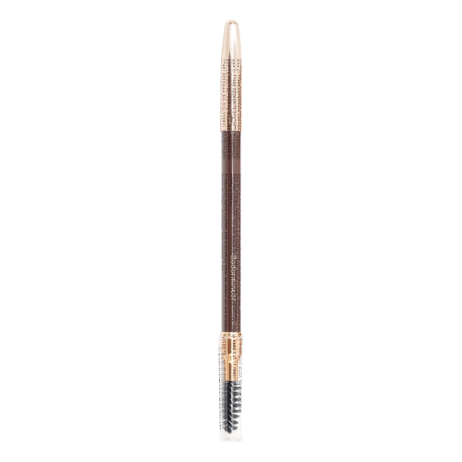 Bodermincer eyebrow pencil with waterproof formula lasting through humidity.