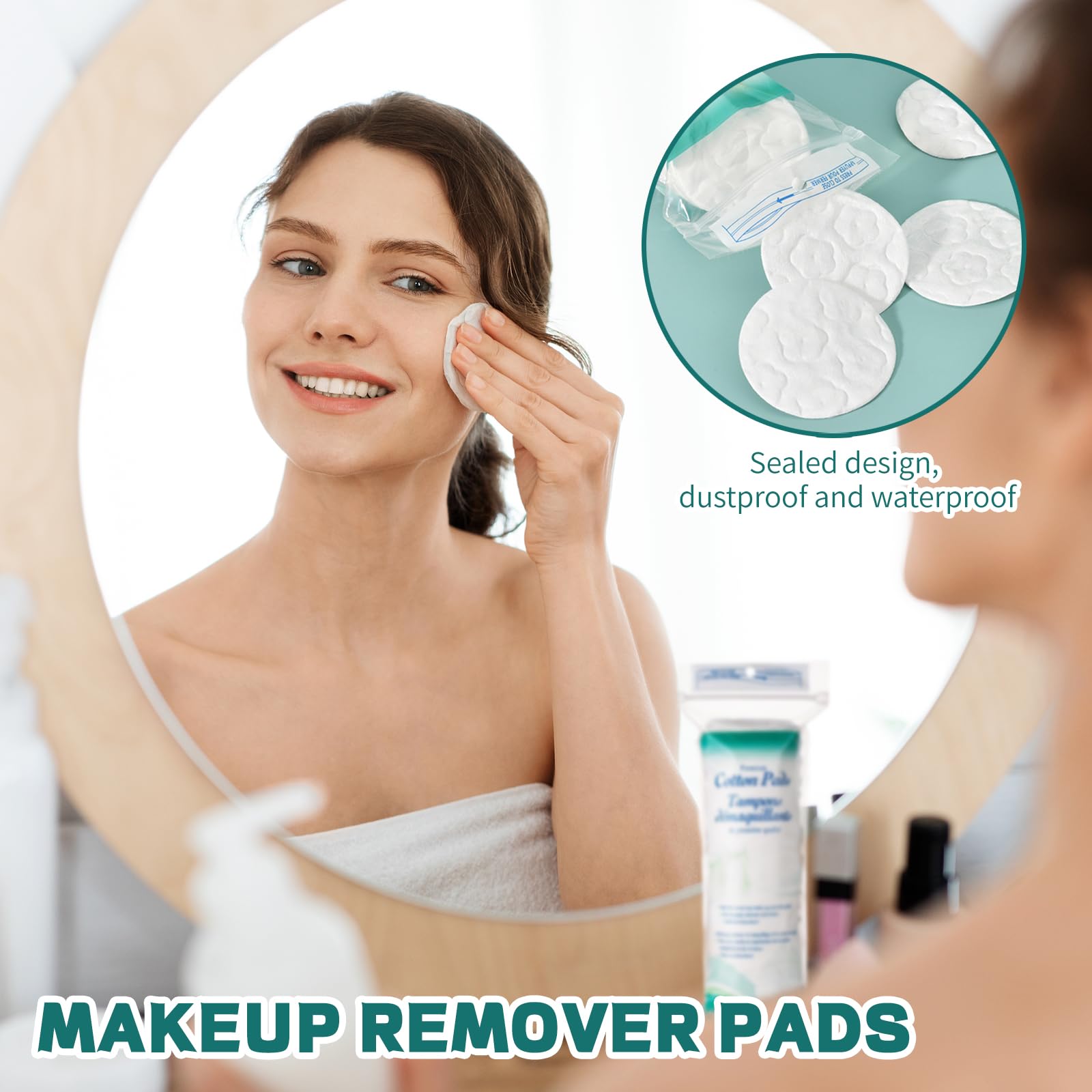 Biodegradable eco-friendly makeup pads by BODFPPC
