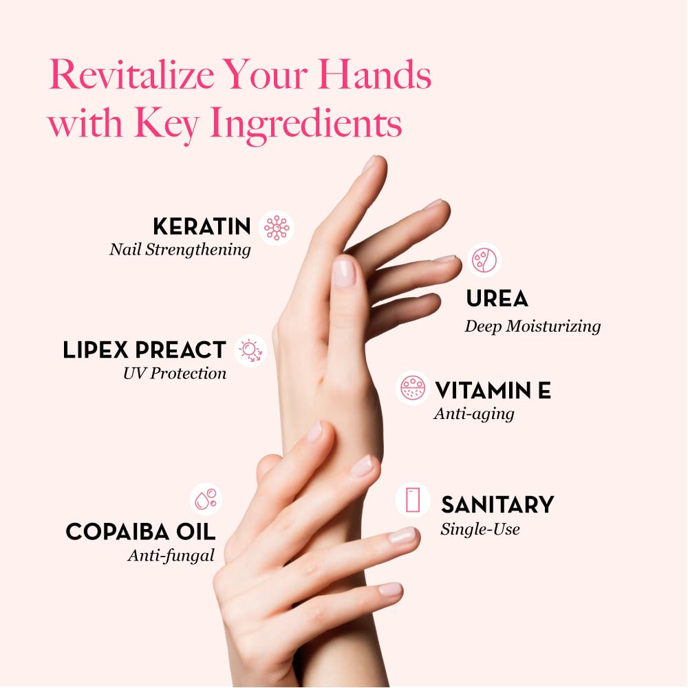 Bodipure keratina y vitamina E, ingredientes clave para uñas fortalecidas.