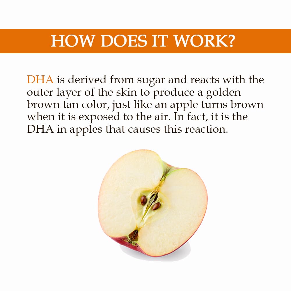 Body Drench QuickTan tan develops in 3–5 hours for a natural glow.