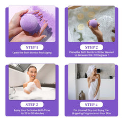 BODY & EARTH bomba de baño se funde rápido para spa en casa