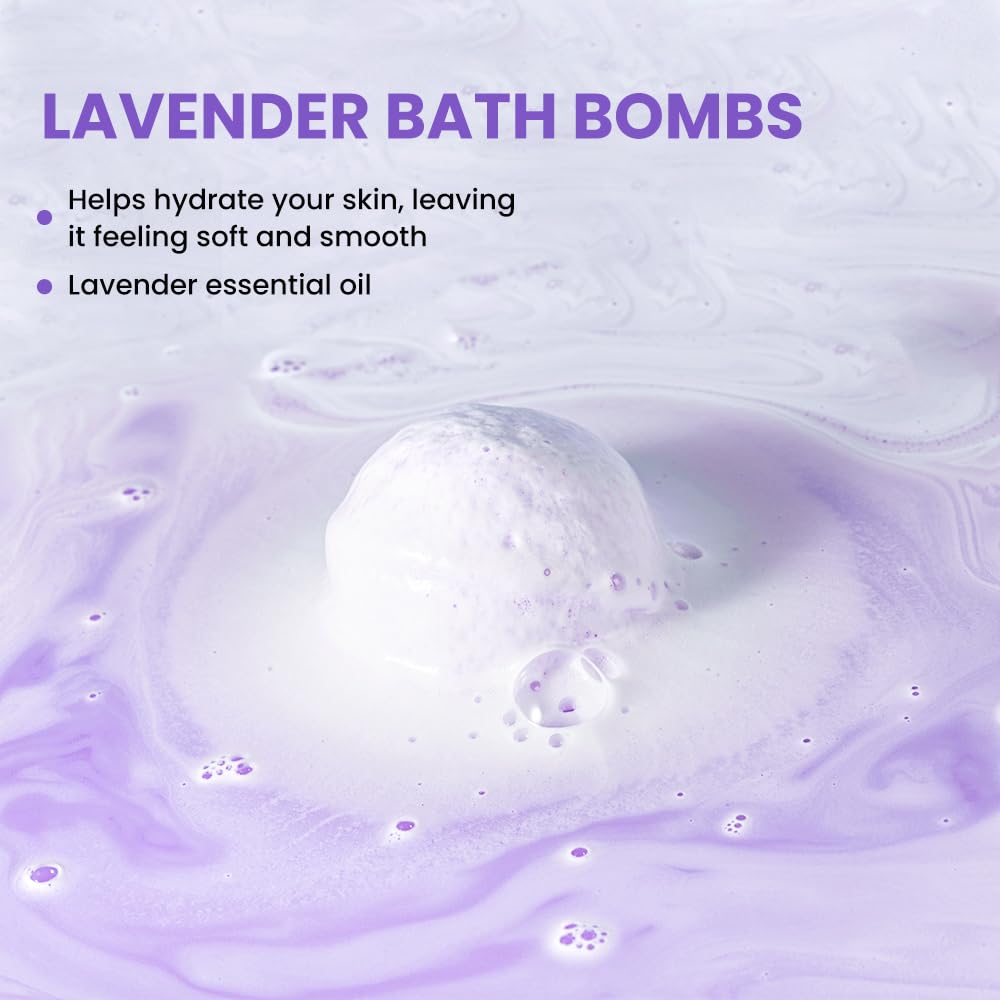 BODY & EARTH caja de regalo elegante con bombas de baño listas para regalar