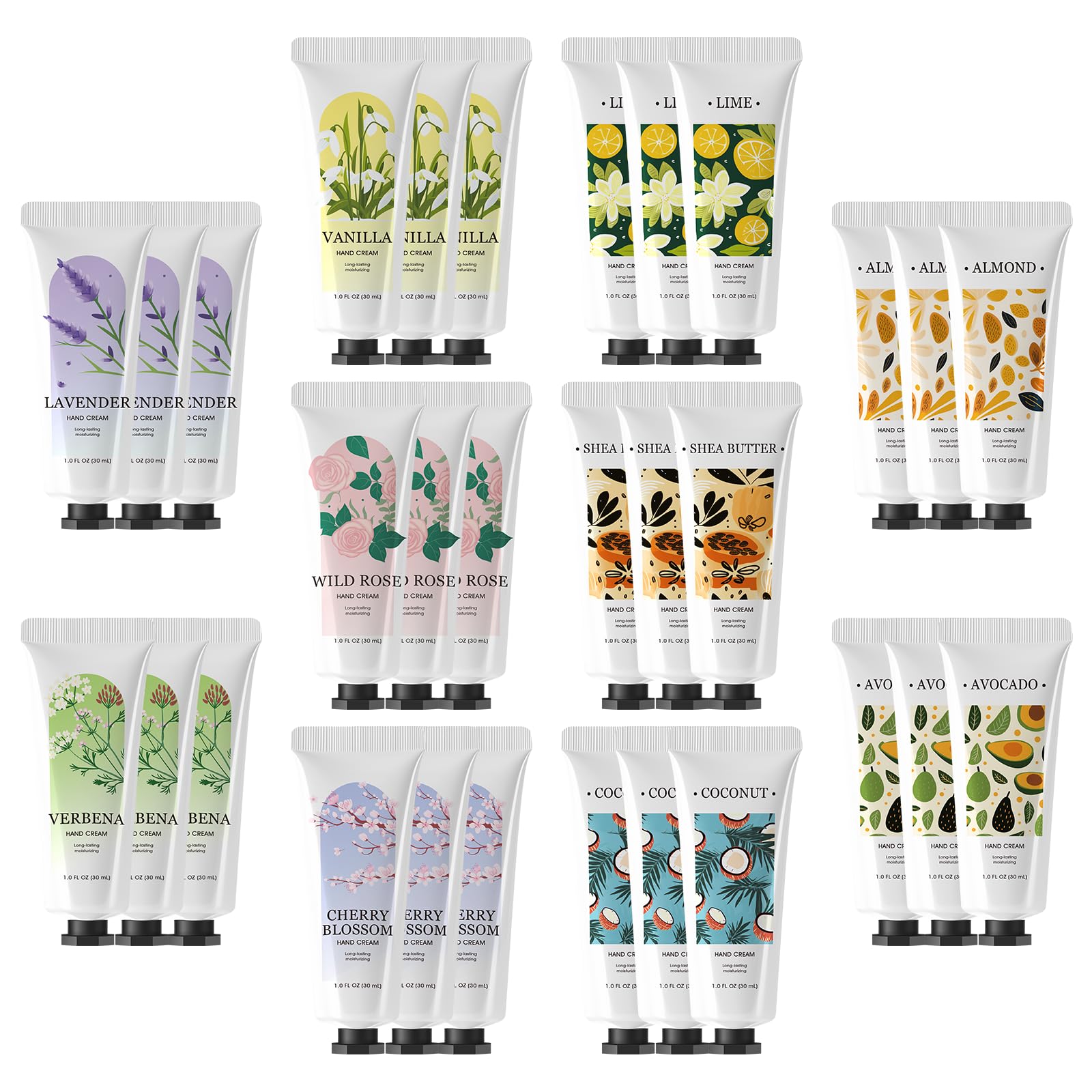 BODY & EARTH crema de manos lavanda, hidratación suave para uso diario.