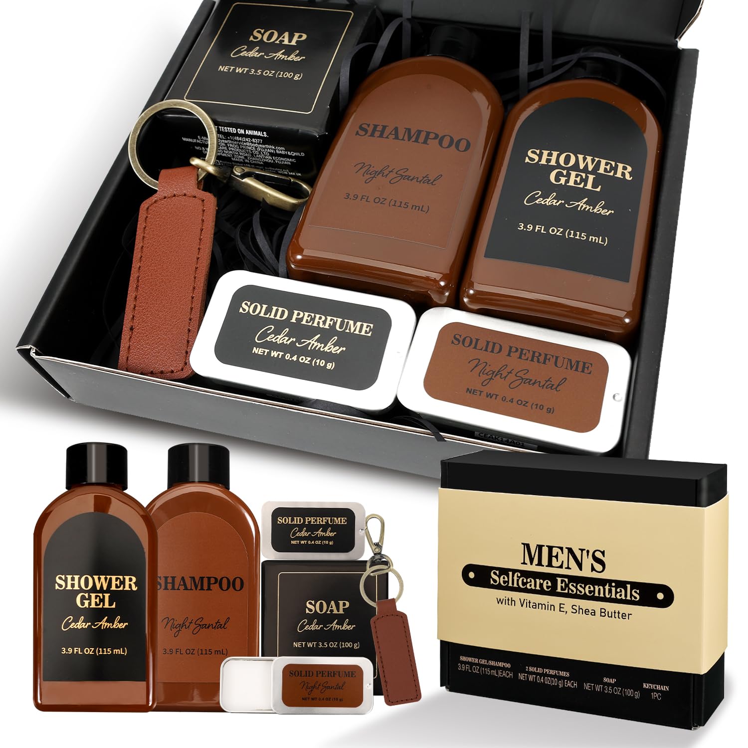 Body & Earth eco friendly packaging highlighting gift set design