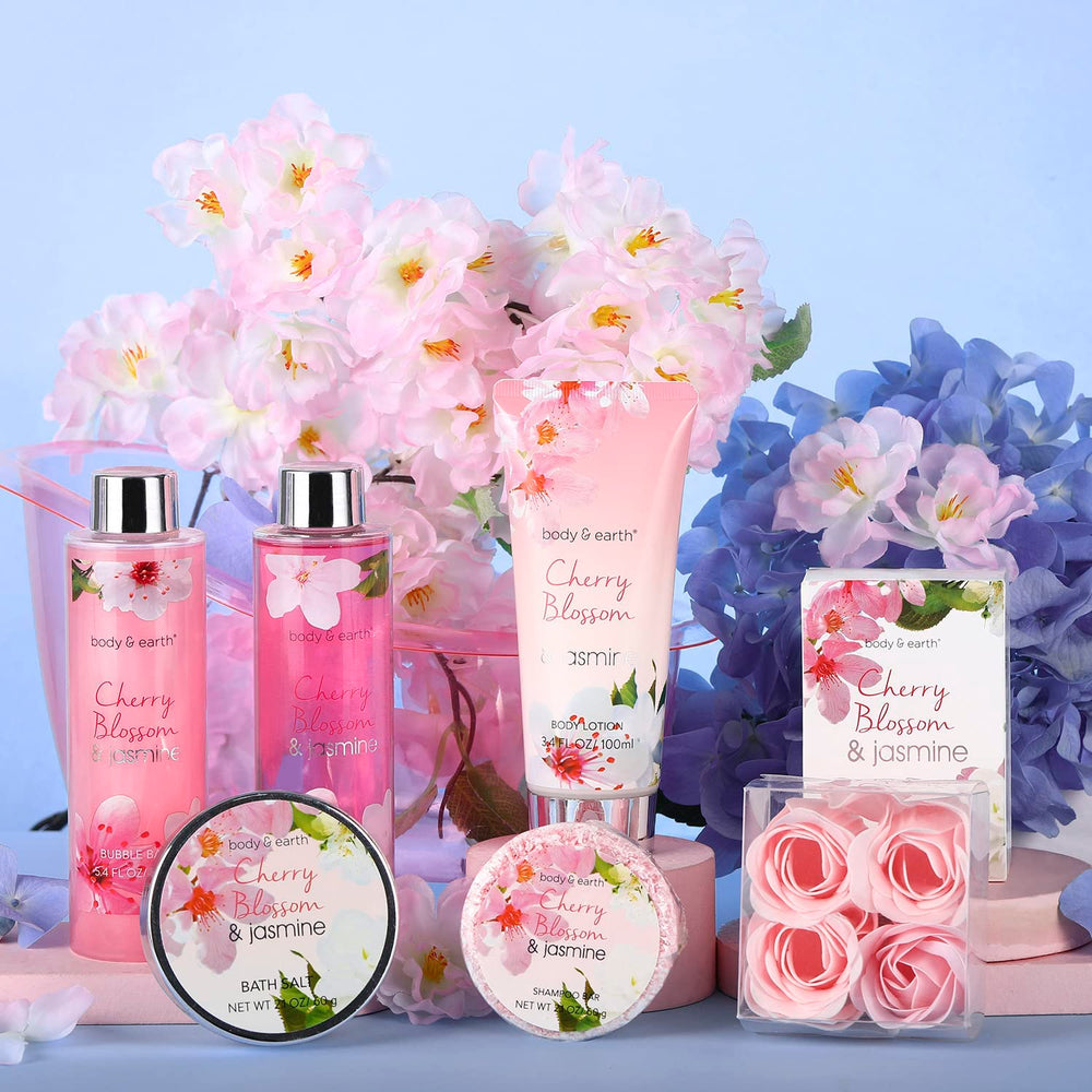 BODY & EARTH: set de baño completo para cuidado diario de la piel