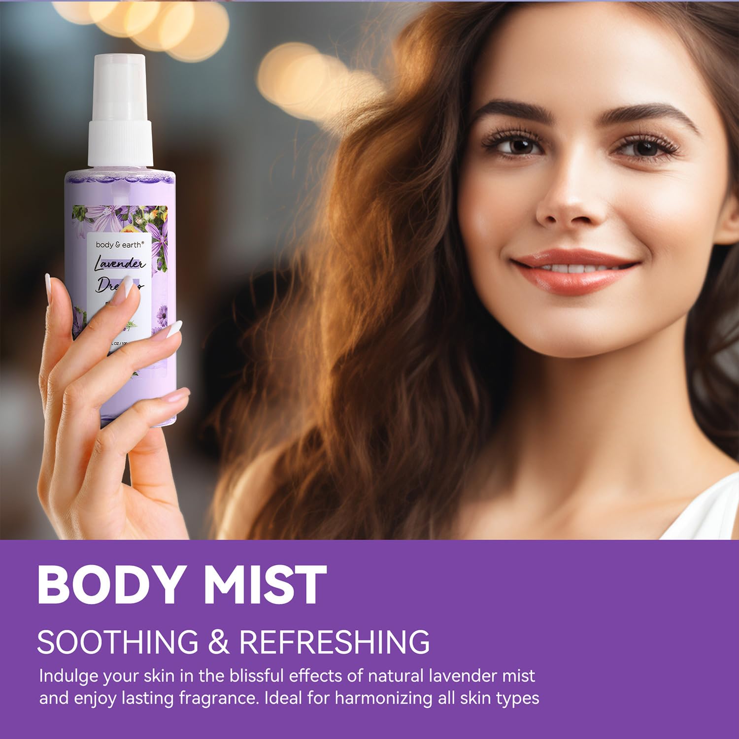 BODY & EARTH set-regalo spa Lavanda Suenos listo para regalo