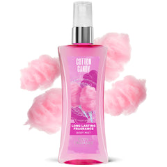 Body Fantasies Signature cotton candy close-up noting berry blend and playful mood