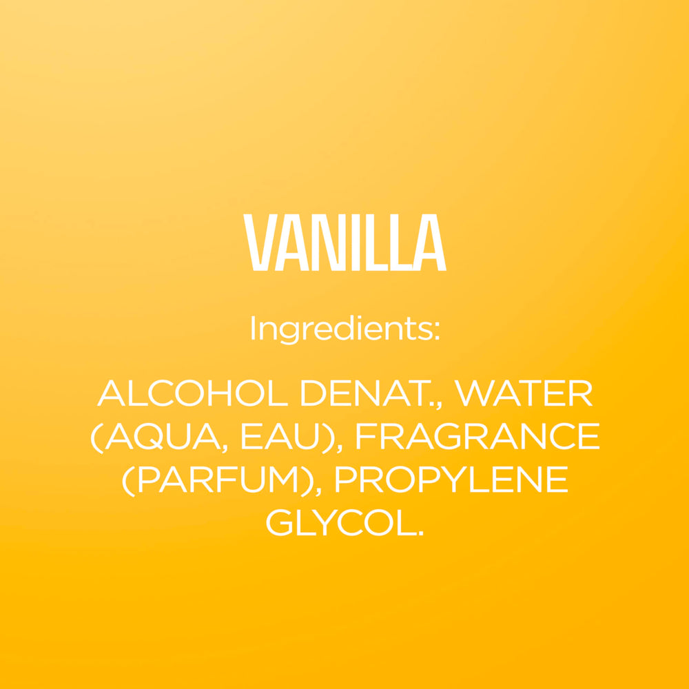 Body Fantasies Signature Vanilla on the go bottle for errands.