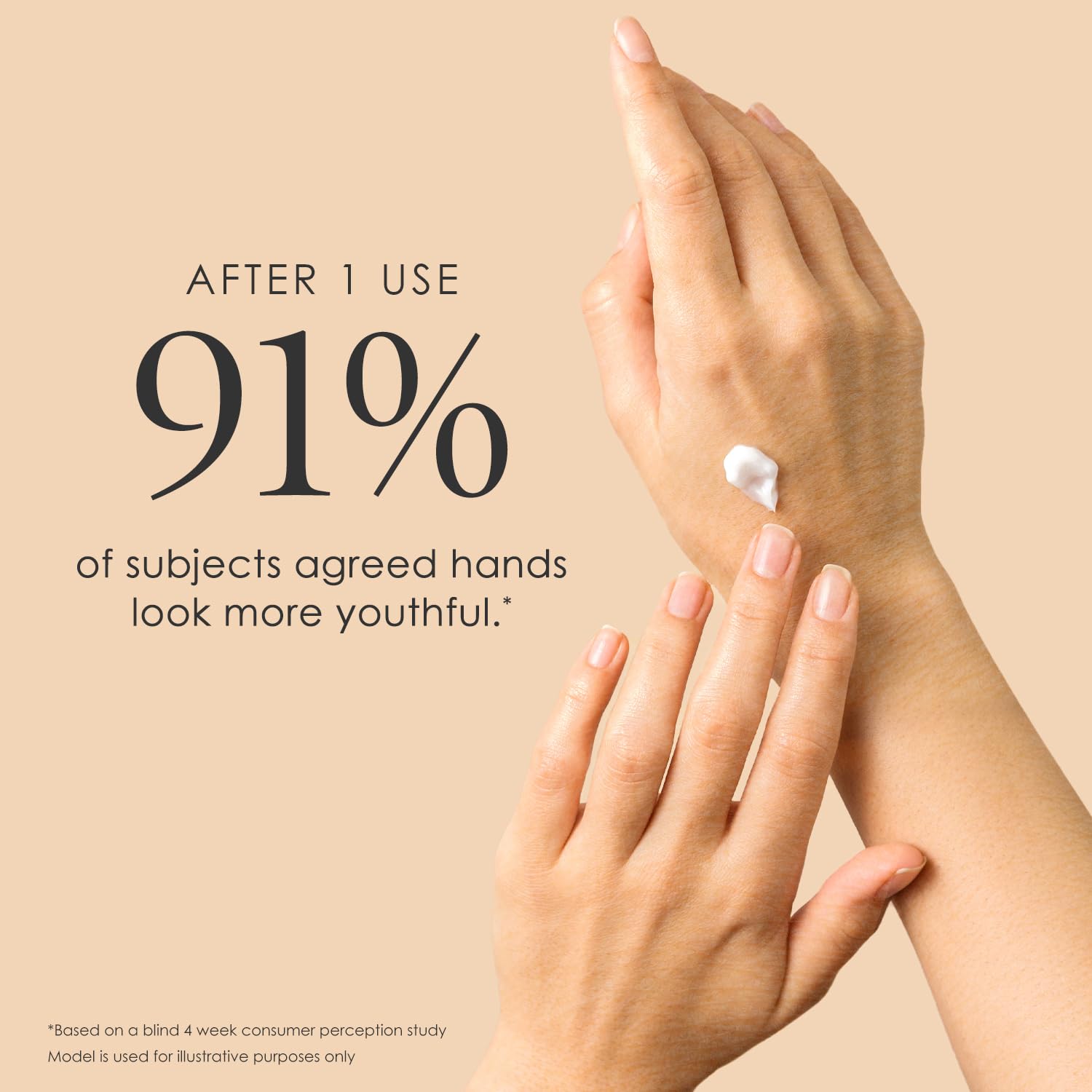 Body Firm Crepe Erase packaging on shelf for daily hand care