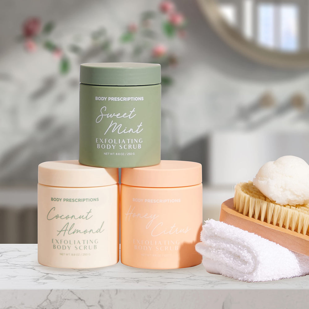 Body Prescriptions exfoliante corporal menta dulce uso diario mejora textura