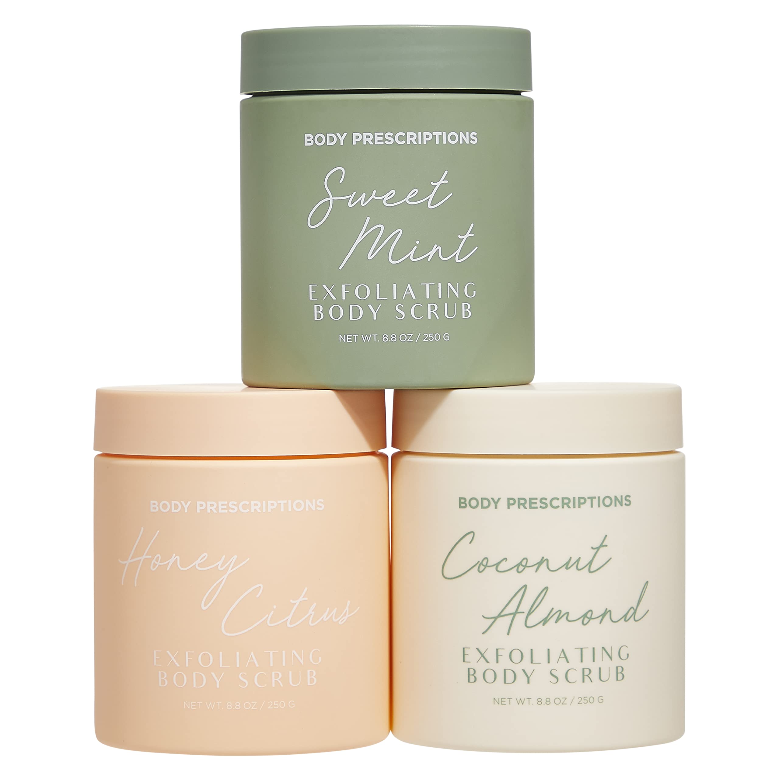 Body Prescriptions exfoliante corporal miel cítrico frasco: aroma vigorizante para el cuidado diario