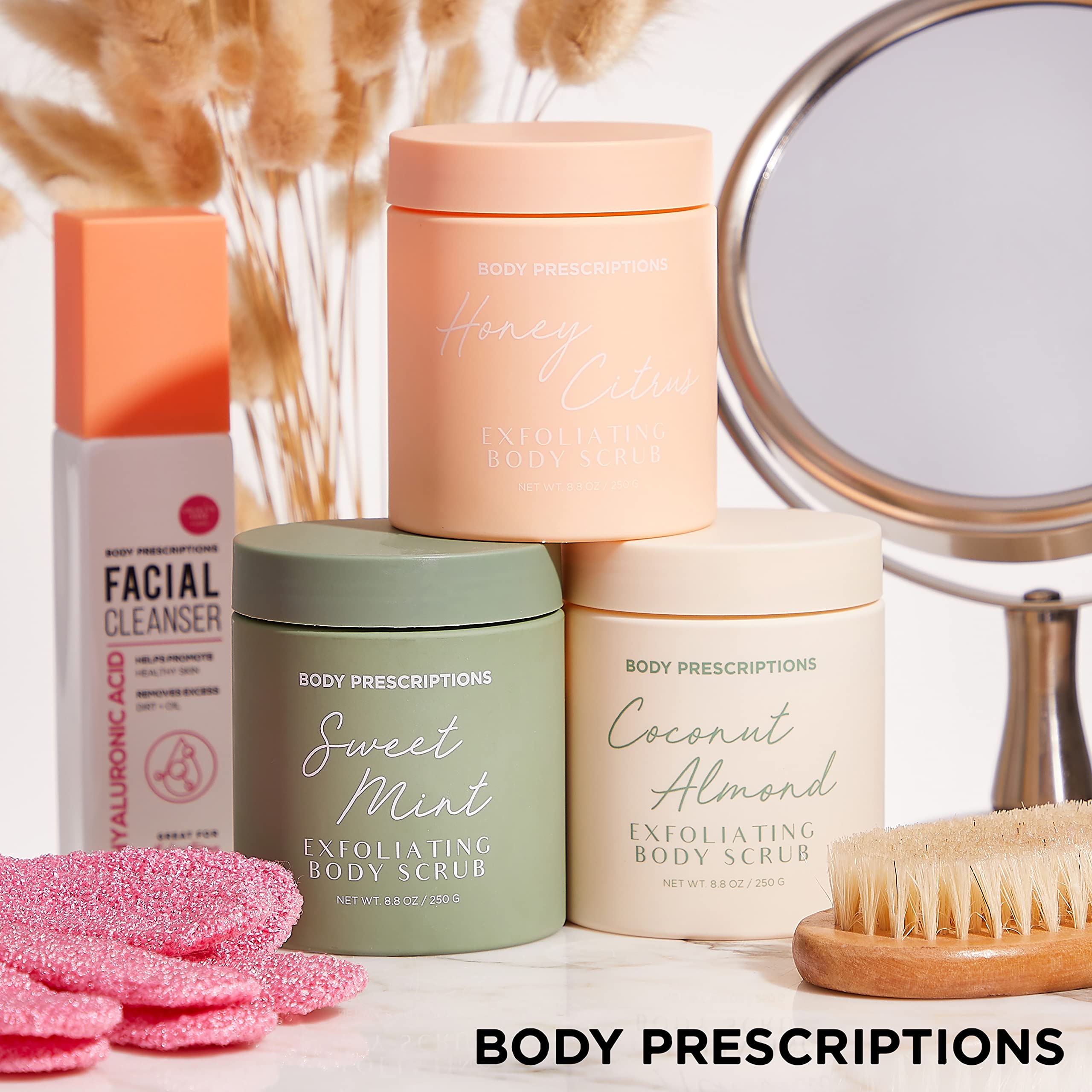Body Prescriptions exfoliante corporal textura cremosa para ritual de cuidado personal