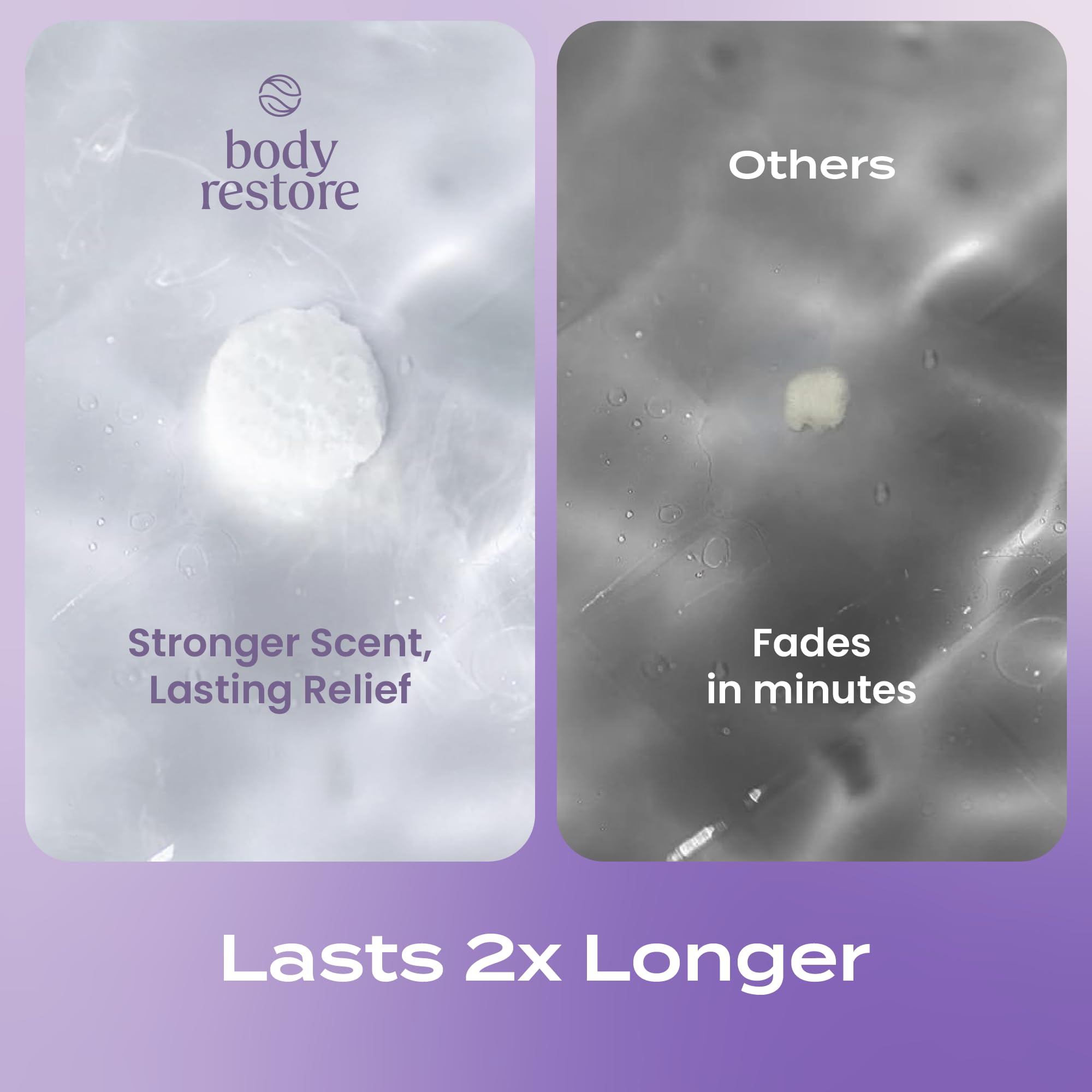 Body Restore lavender bath bomb gift box ready to gift