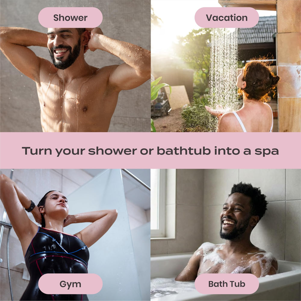 Body Restore birthday gift set featuring rose bath bombs