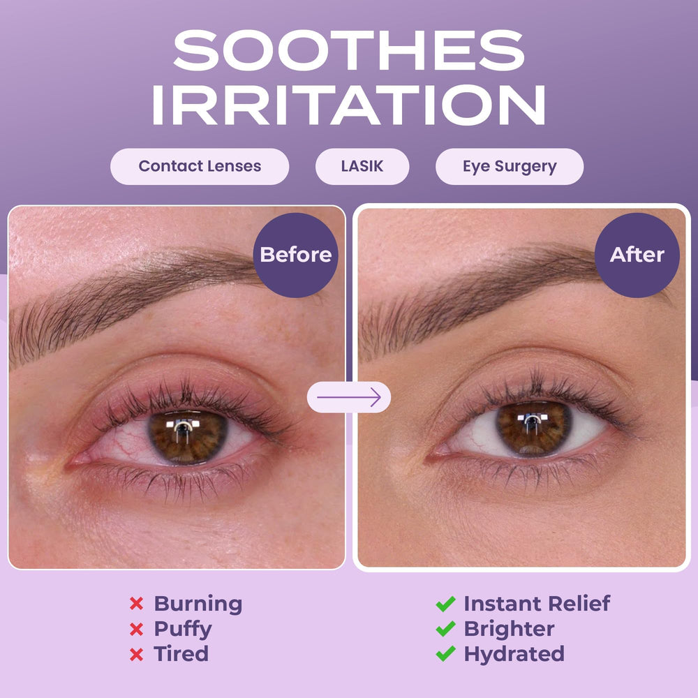 Body Restore compresas oculares lavanda, presentación de regalo ideal para mujeres y hombres.