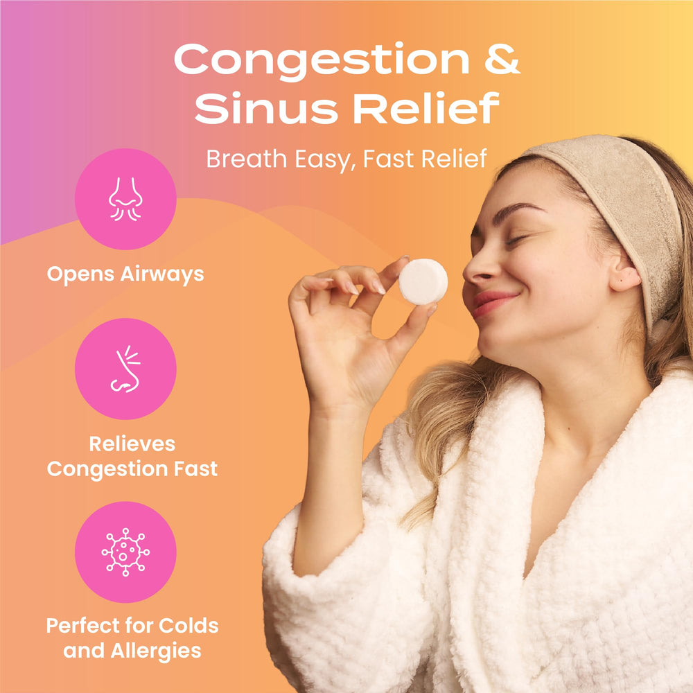 Conjunto 6 bombas Body Restore para ducha cítrica estimulan serenidad diaria.