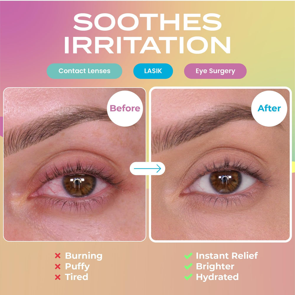 Body Restore unscented self-heating eye mask for fragrance-free relief.