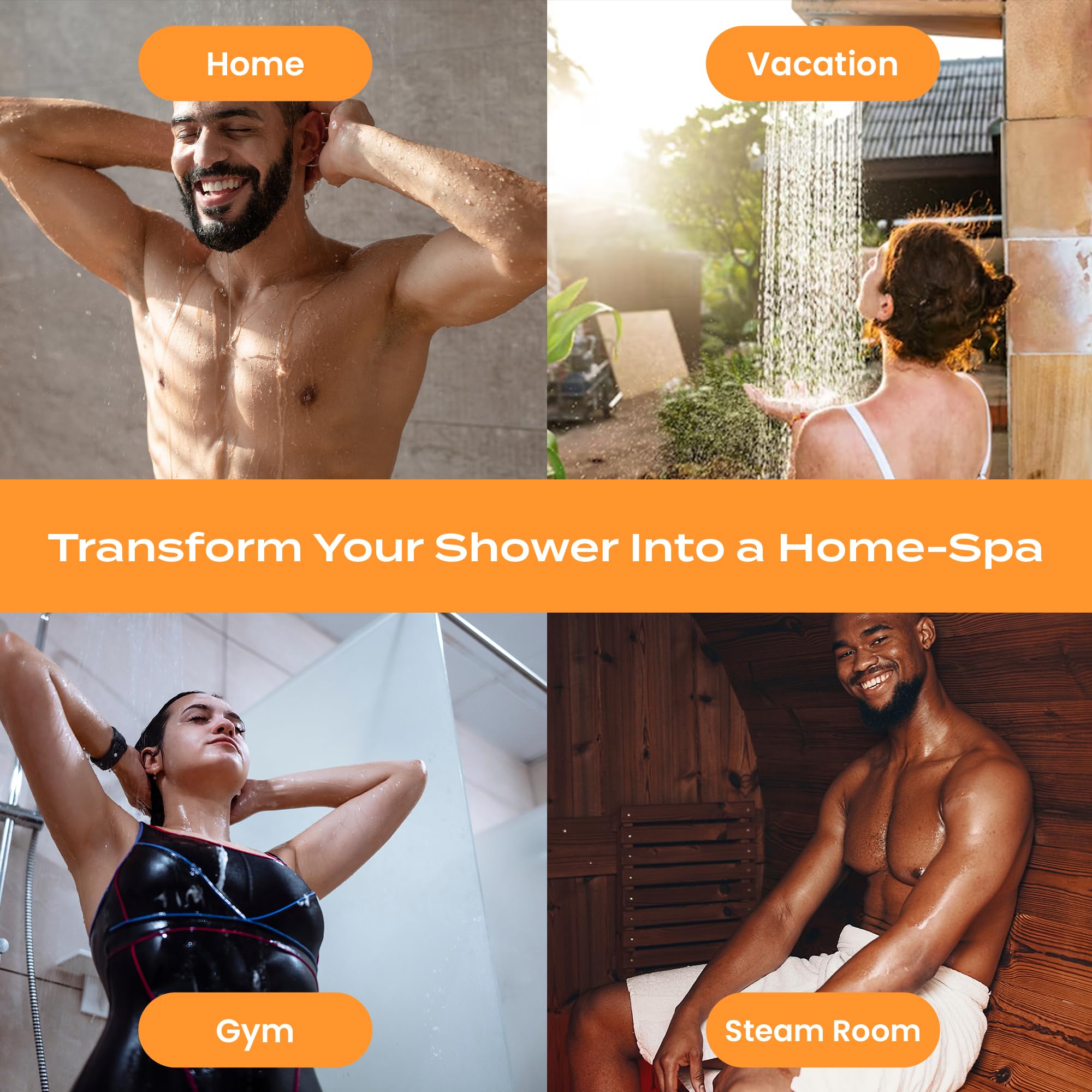 Body Restore citrus shower steamer 15-pack ideal for spa-inspired routine.
